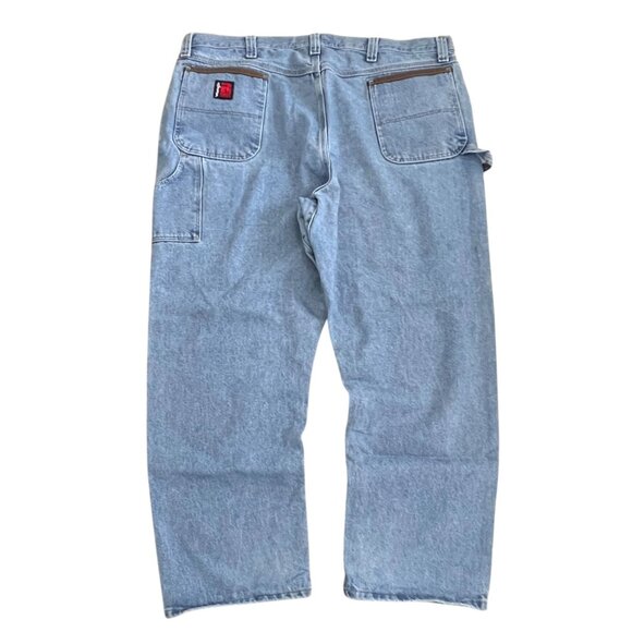 Wrangler Riggs Workwear Carpenter Jeans Mens 44x30 Utility Heavy Duty Denim - Picture 1 of 12